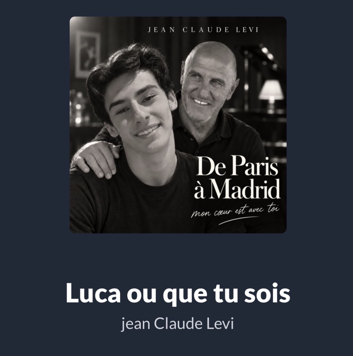 Visuel de Luca ou que tu sois